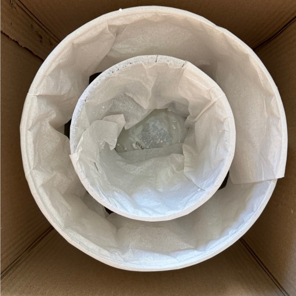 Mercury Glass Diamond Etched Set of 2 hurricane candle holders - Picture 8 of 15